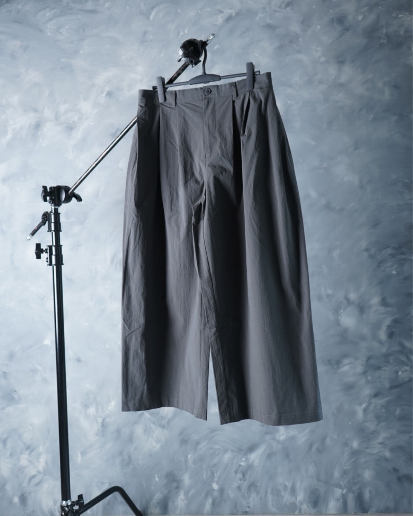 Over-Wide Leg Pants/charcoal