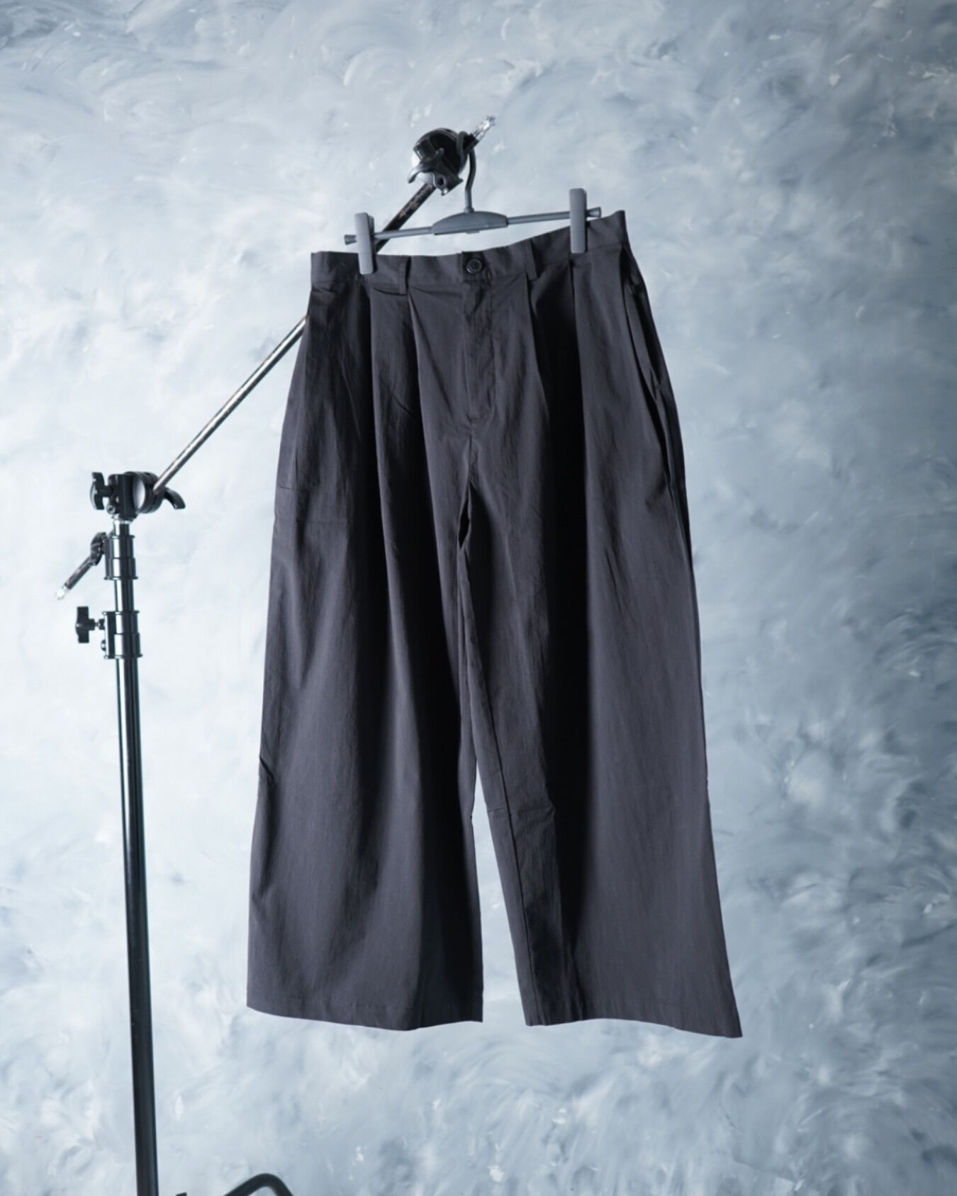 Over-Wide Leg Pants/Black
