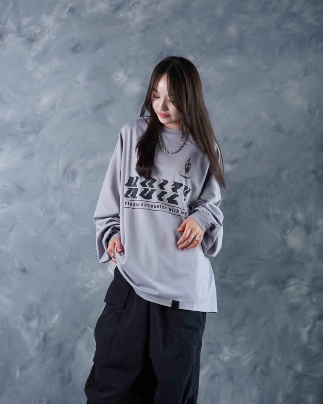 Encounter Logo T/grey
