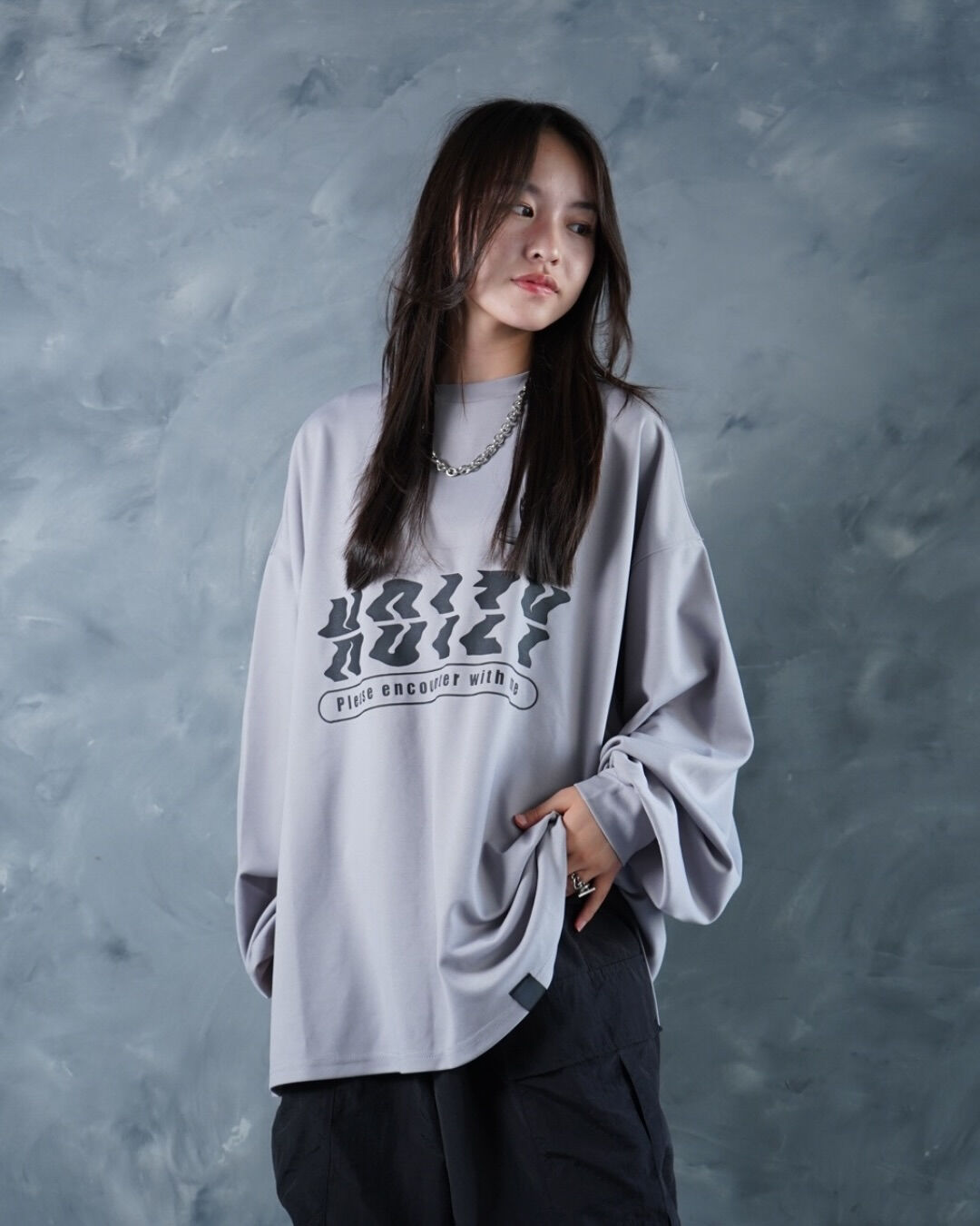 Encounter Logo T/grey