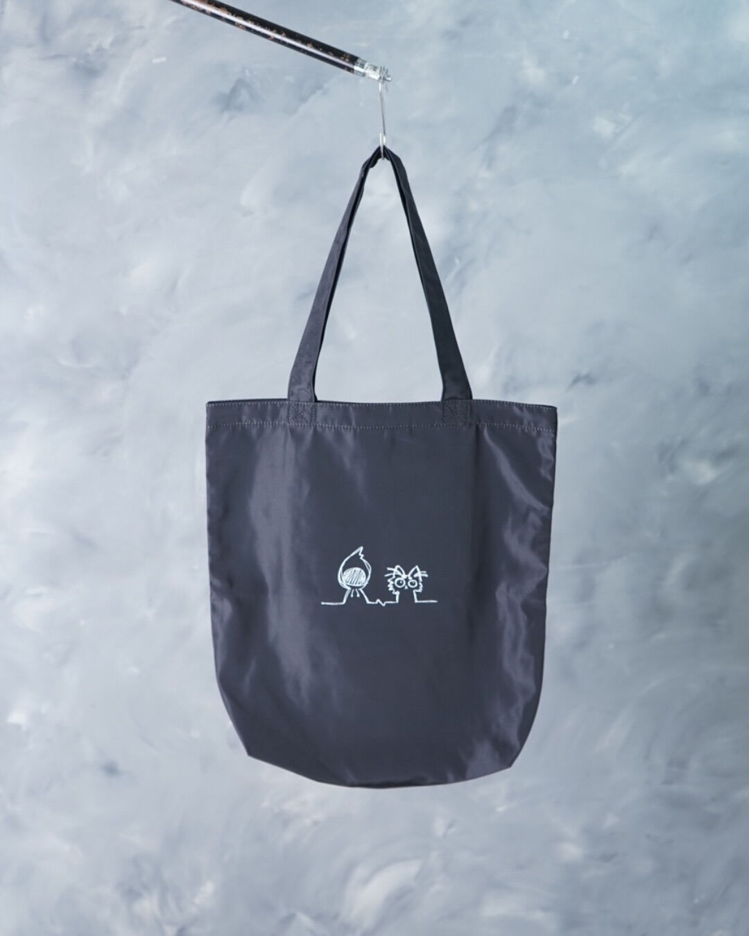 Graphic Tote Bag / ワンポイント / Bl