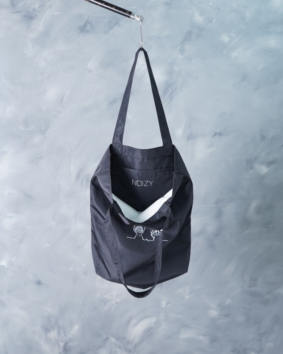 Graphic Tote Bag / ワンポイント / Bl