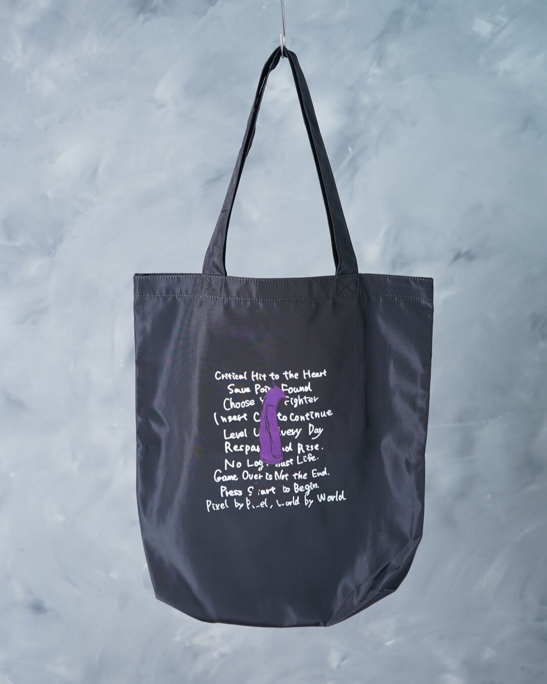 Graphic Tote Bag / Zくん / Black