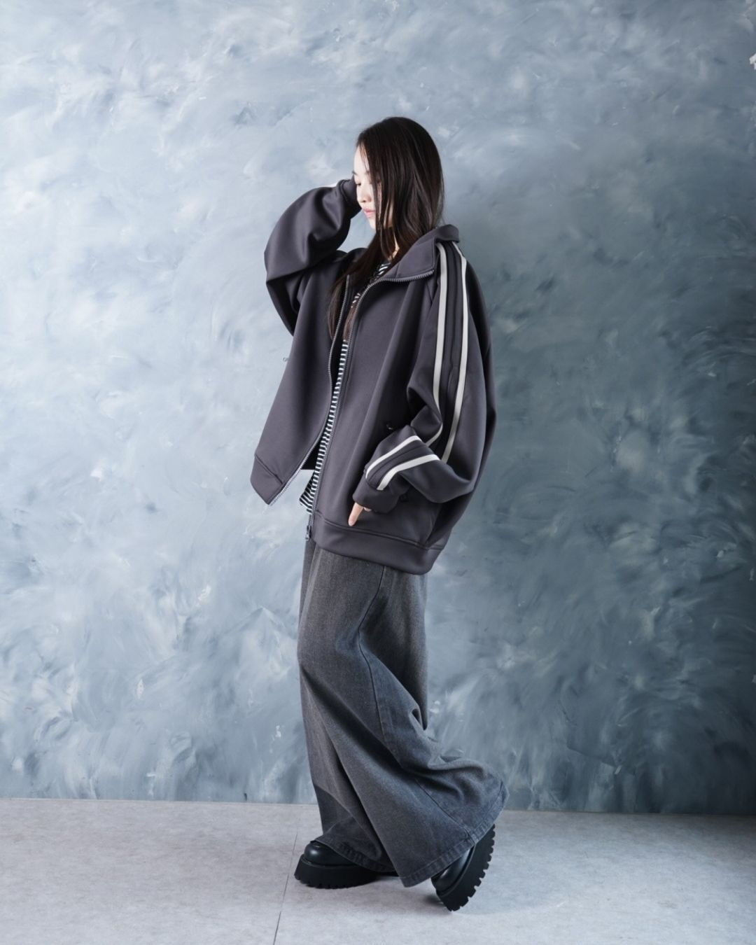 THREADS NOIZ TRACK JKT /grey